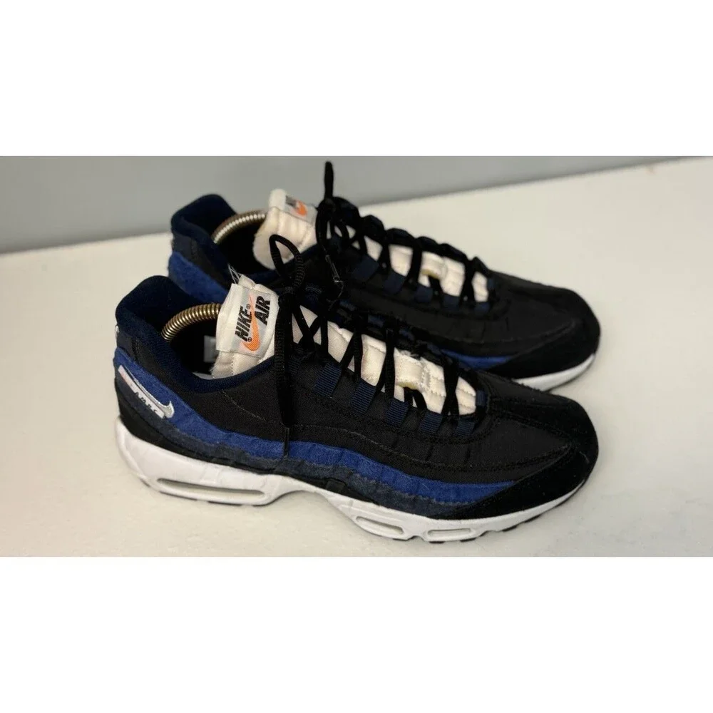 Nike Air Max 95 SE AMRC Air Max Running Club Black Royal Blue DH2718-001 Men 9.5